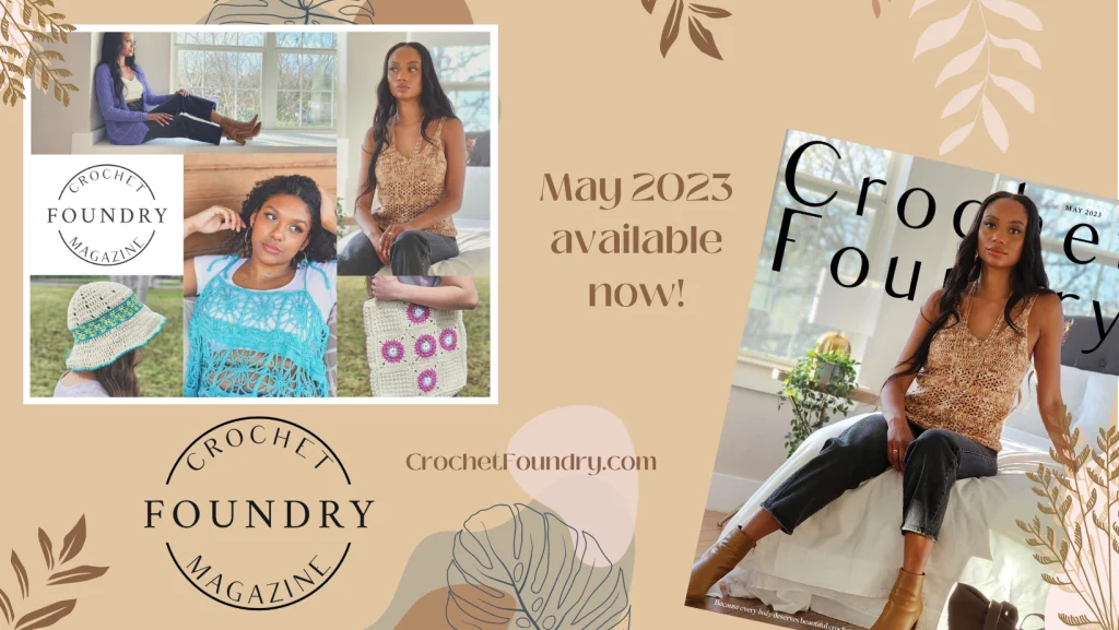 Spring Tote Bag Featured in Crochet Foundry Magazine!
