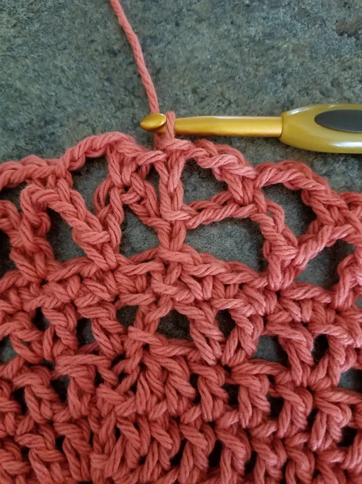 Photo tutorial for the On the Go Market Bag Crochet Pattern Free part 1