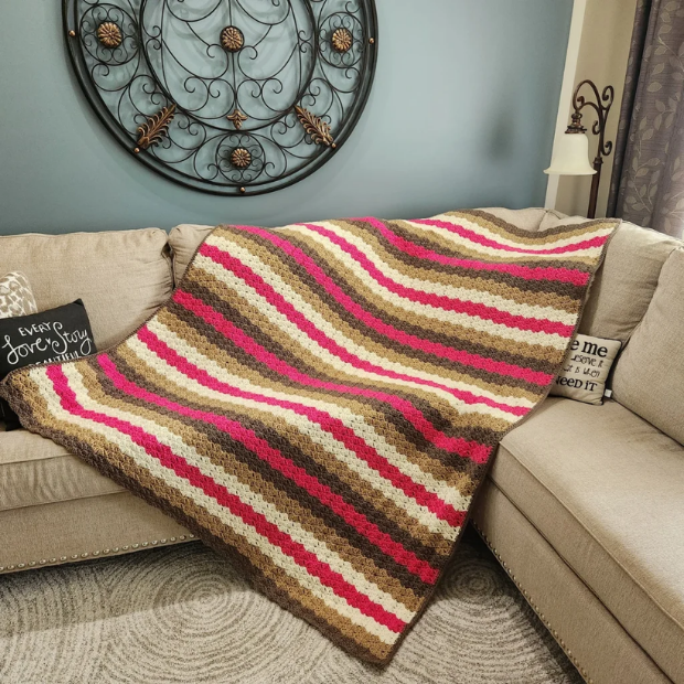Free Crochet Blanket Pattern in 7 sizes: The Everyday Crochet Blanket