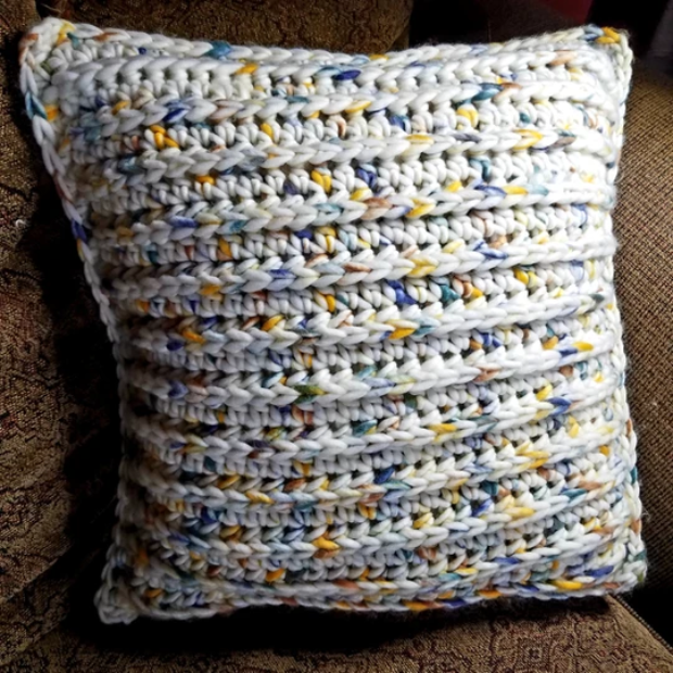 Free boho pillow crochet pattern