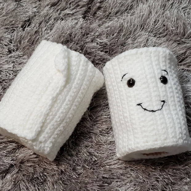 Just Roll With It Plushie, Free Toilet Paper Crochet Pattern