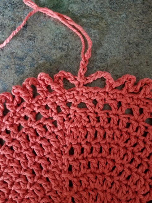 Market bag progress photo
