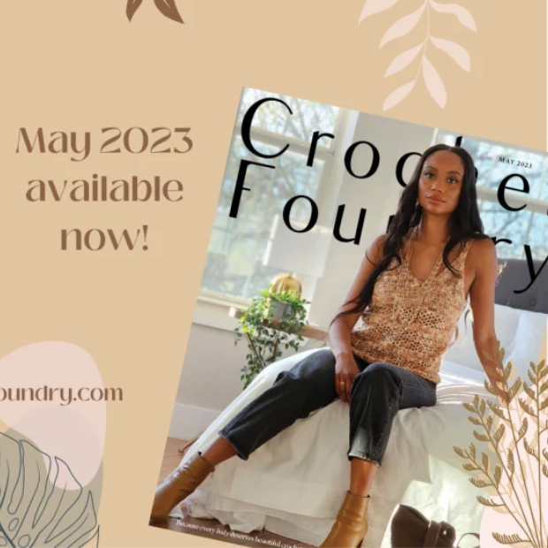 Spring Tote Bag Featured in Crochet Foundry Magazine!