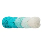 Yarn used for The Winter's Ice Tasselled Scarf Crochet Pattern
