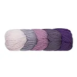 Yarn used for The Winter's Ice Tasselled Scarf Crochet Pattern