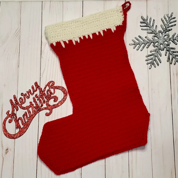 Free Vintage Crochet Christmas Stocking Pattern