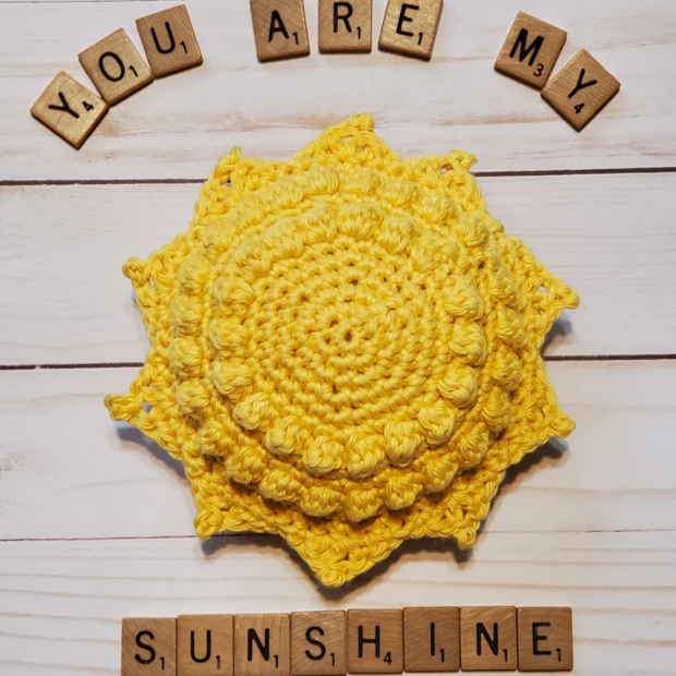 You Are My Sunshine Baby Rattle Free Crochet Pattern