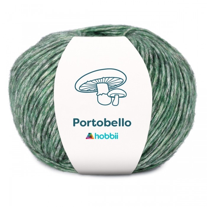 Hobbii Portobello worsted weight yarn in Hunter Green color