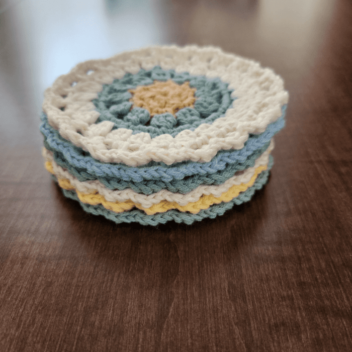 crochet coaster pattern