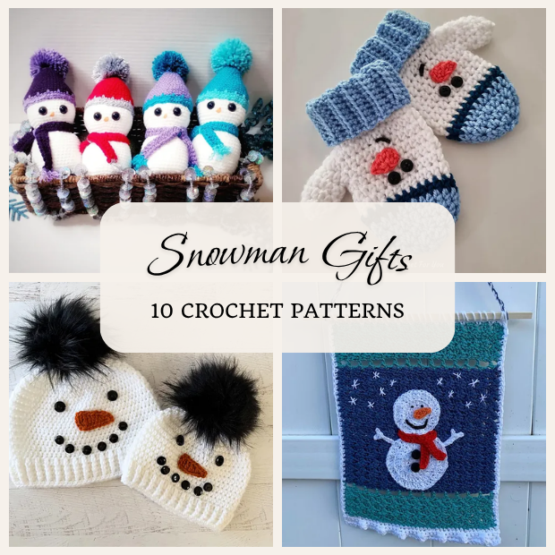 10 Easy Crochet Snowman Ideas For Christmas