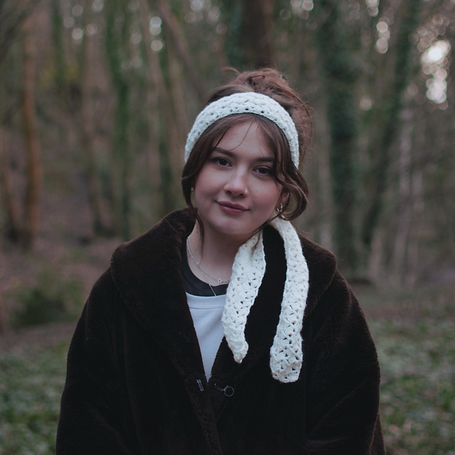 Elegant Hair Scarf Crochet Pattern