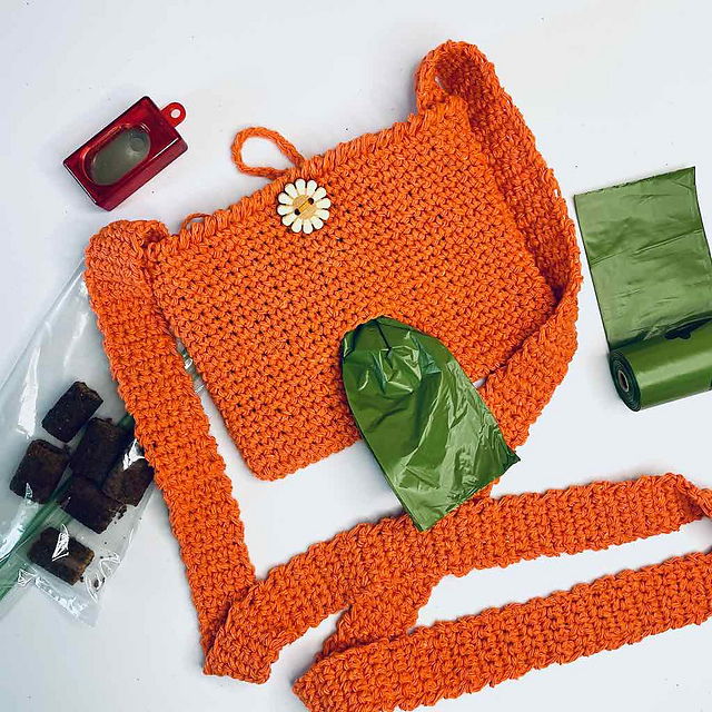 Free Crossbody Doggy Bag Accessory Crochet Pattern