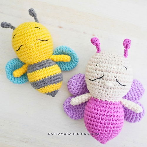 Butterfly amigurumi free pattern