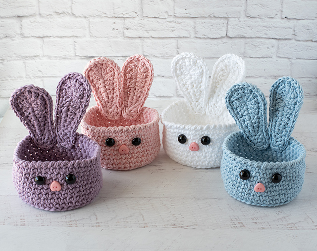 Free Easter Bunny Basket Crochet Pattern