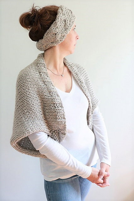 Free Cocoon Shrug Knitting Pattern