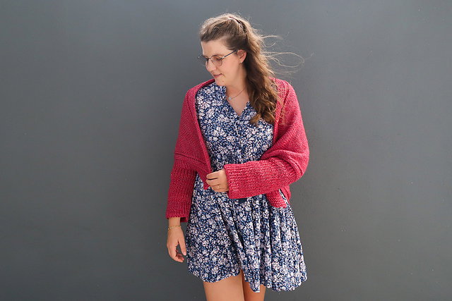 Swallow Shrug Free Knit Pattern