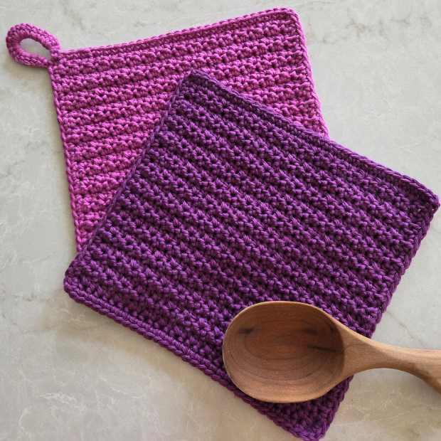 The Mulberry Patch free crochet dishcloth pattern for beginners