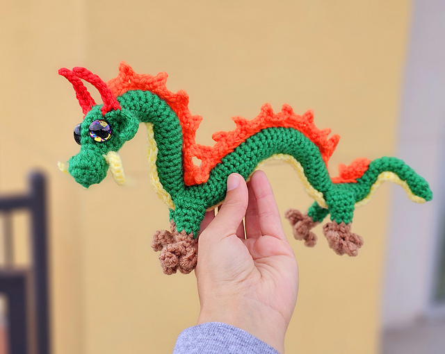 Free Eastern Dragon Crochet Pattern
