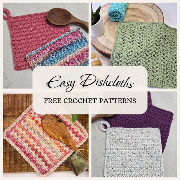 10+ Free Easy Crochet Dishcloth Patterns