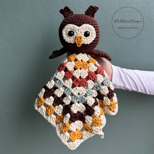 8. Free Owl Lovey Crochet Pattern
