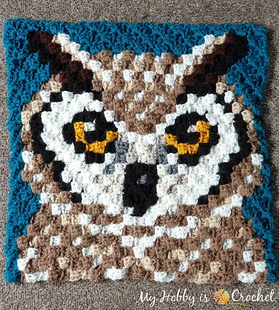 3. Free Horned Owl Crochet Pattern